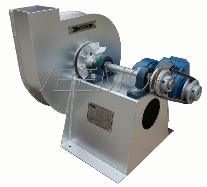Ventilador centrifugo compacto para alta temperatura